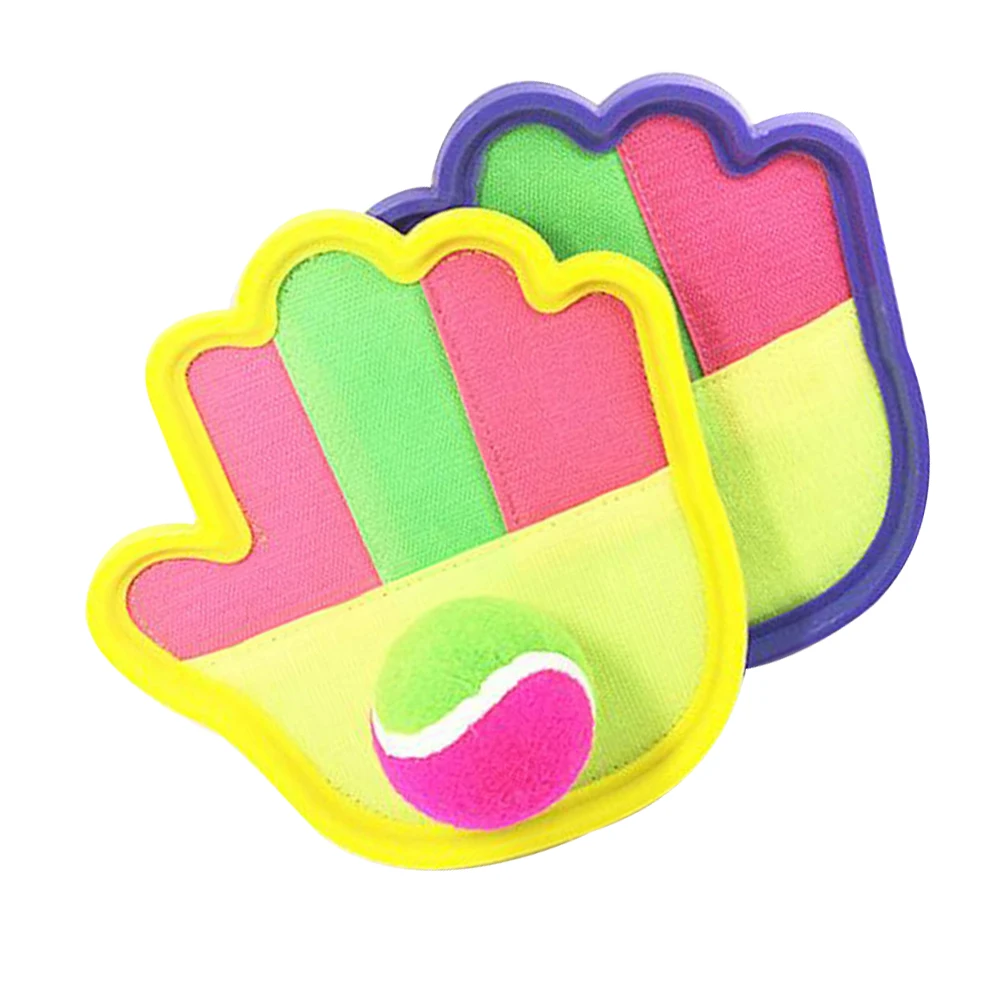 Перчатки с липким мячом и присоской перчатки игрушки для детей занятий спортом