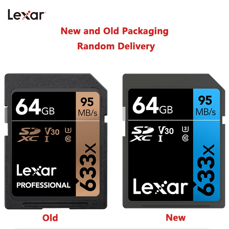 SD карта Lexar 32 ГБ 64 128 256 SDHC SDXC|Карты памяти| |