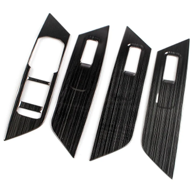 

Car Glass Lift Switch Panel Sequins Inner Armrest Decorative Frame for Skoda Kodiaq 2016 2017 2018 Car Accessories