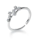 Женские кольца из стерлингового серебра 925 пробы с кубическим цирконием класса ААА, кольца с 12 созвездиями зодиака и скорпионом, регулируемые Свадебные украшения