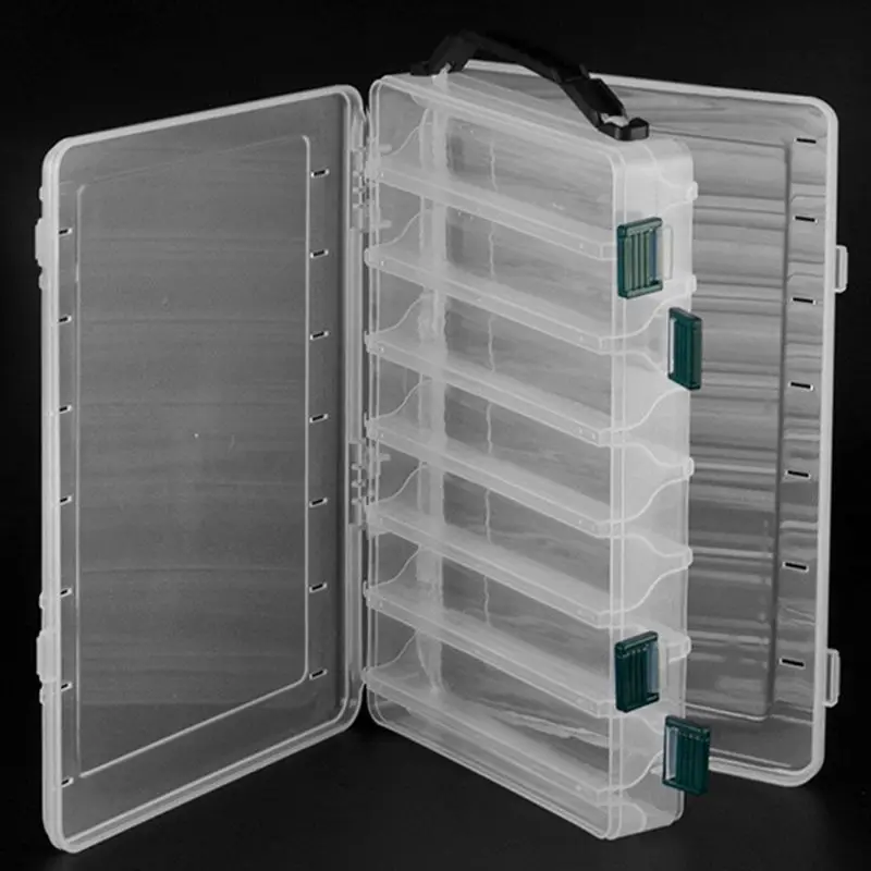 Двухсторонняя коробки для рыболовной приманки рыболовные снасти хранения Чехол