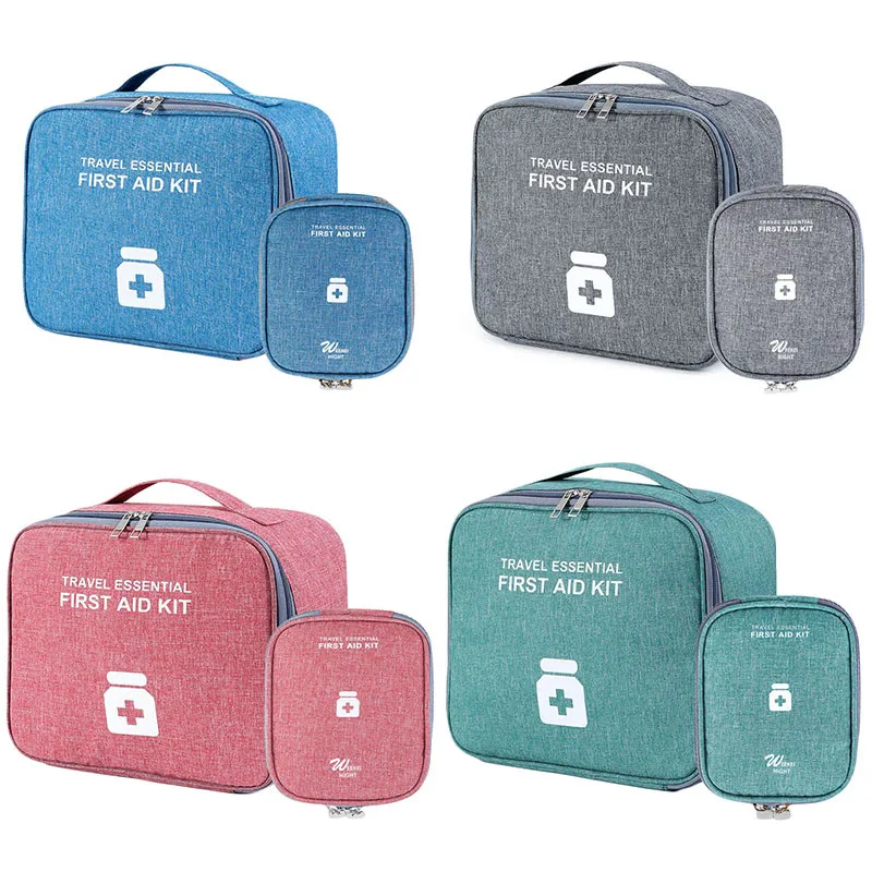 

Large Capacity Medicine Storage Bag Portable Travel Medicine Box Home First Aid Kit Survival Bag Emergency Bag for Car Camping