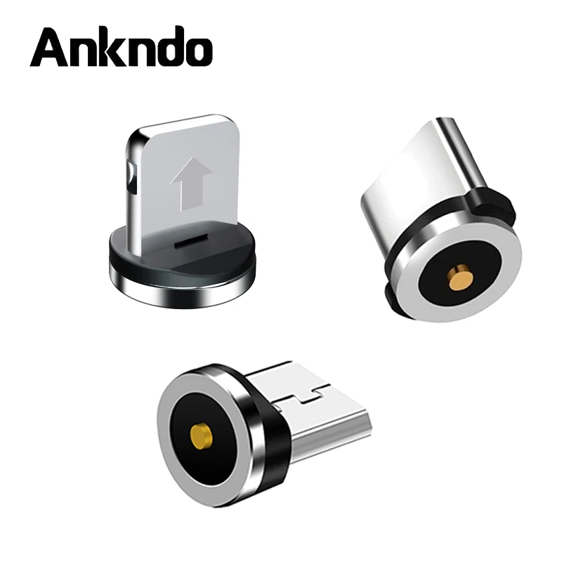 Магнитный Кабельный штекер наконечник для Iphone Samsung магнитный Кабель-адаптер