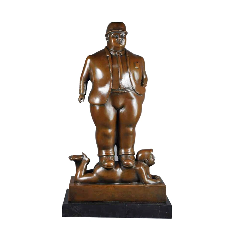 Бронзовая скульптура Botero для домашнего декора известная толстая женщина|Статуи