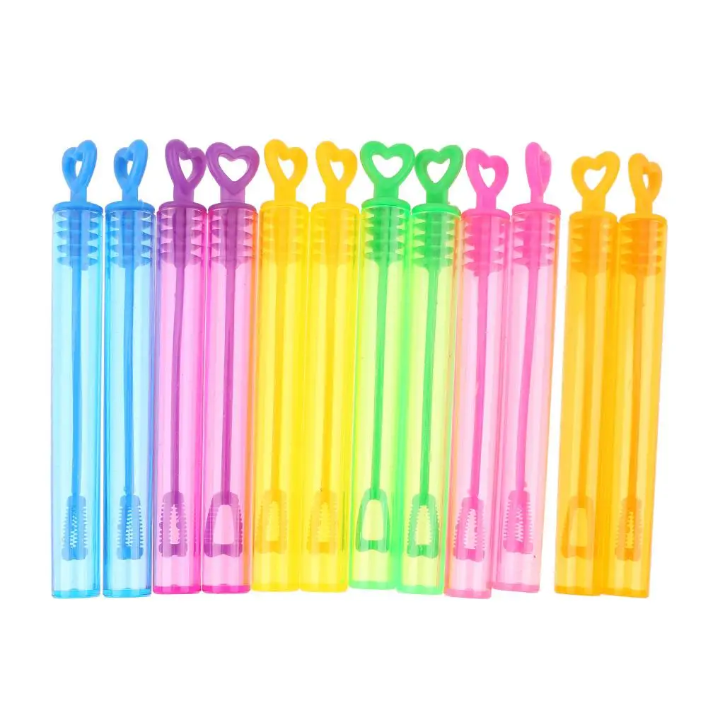 12 В/24 шт любовь сердце звезды палочка трубки пузыря мыла бутылки дети играют