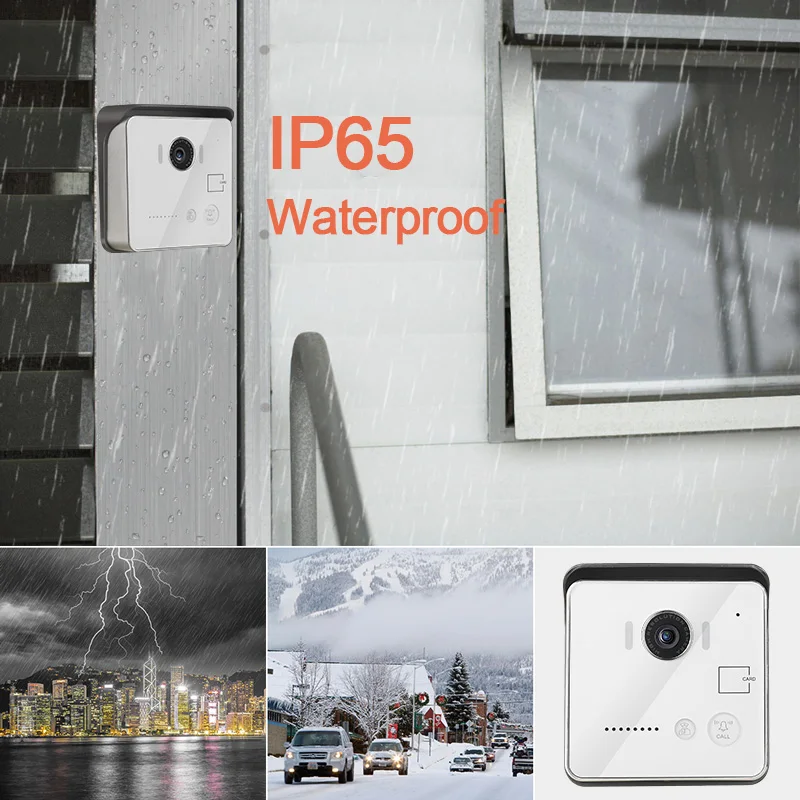 Проводная система видеодомофона VIDEW цифровая камера Tuya дверной звонок с