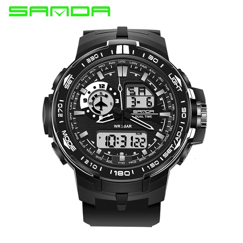 

SANDA Women Sport Watches Luxury Brand LED Digital Quartz Watch Waterproof Outdoor Watches For Women Relogio Feminino Kol Saati