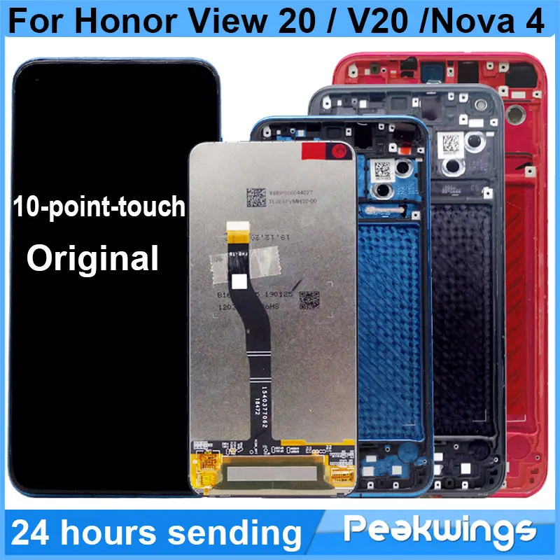 6 4 &quotс ЖК дисплеем для Huawei Honor вид 20 honor V20 дисплей с сенсорным экраном в сборе