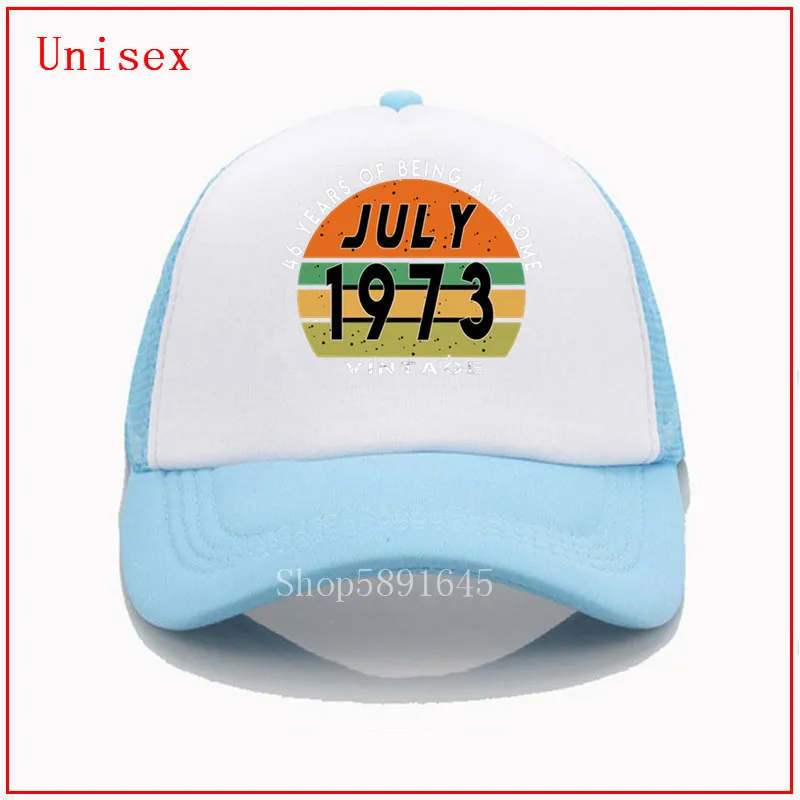 Летние шляпы для женщин подарок на день рождения июль 1973 бейсбольная кепка в виде