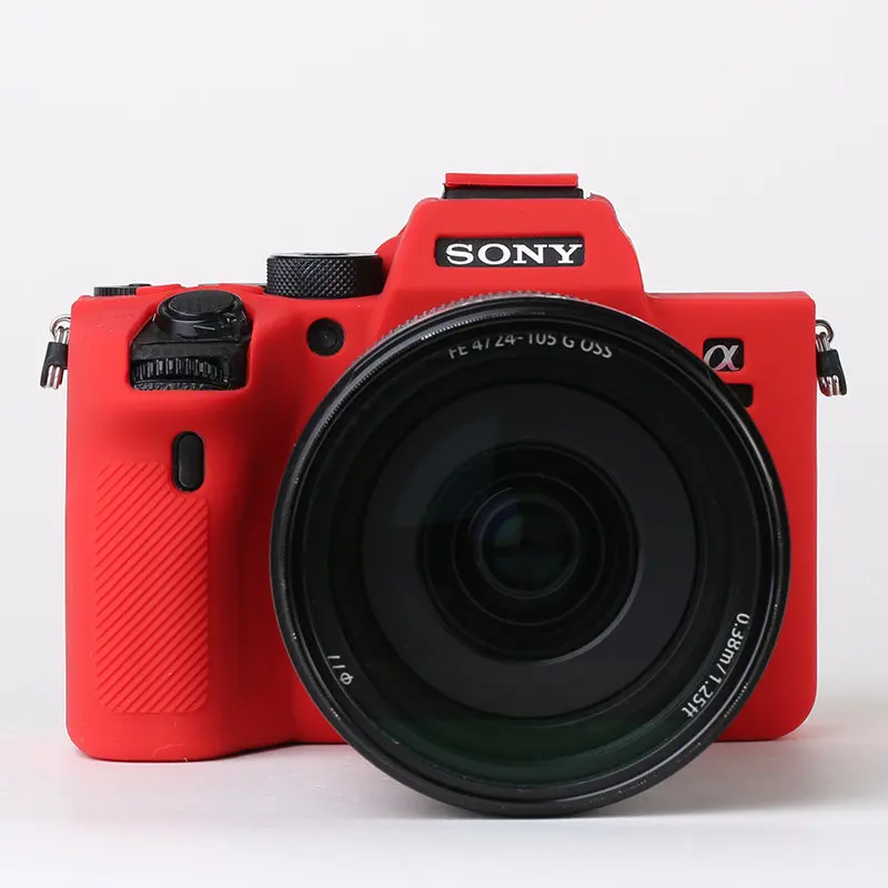 Силиконовый чехол кожа брони для камеры Sony A7c A9 A7 A7R A7S Mark II III IV A7II A7SII A7RII A7III A7RIII A7RIV