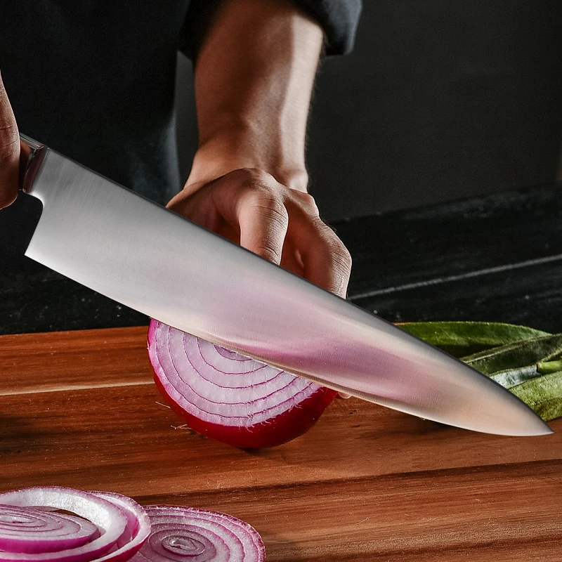 Кливер Gyuto нож из нержавеющей стали для резки мяса шеф-повара кухонный японский