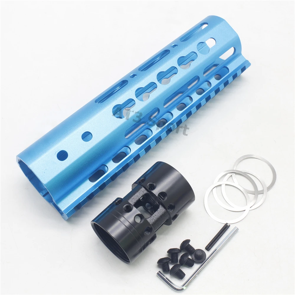 7'' inch Keymod Handguard Rail Ultralight Free Float Mount System Fit .223/5.56/AR-15 Blue | Спорт и развлечения