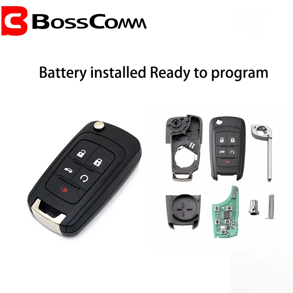 Ключ Bosscomm 2 для Chevy Equinox 2011 2012 2013 2014 2015 2016 Sonic Camaro ID46 315 МГц БЕСКЛЮЧЕВОЙ пульт