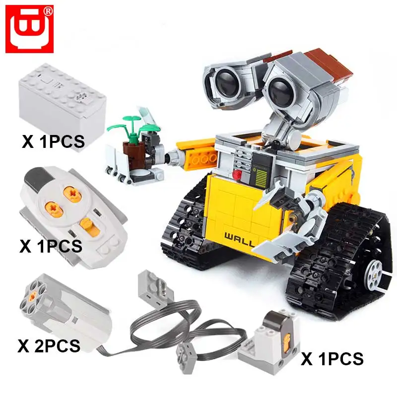 DIY креативный умный робот Lepining светильник настенный e technic Playmobil RC lepinblocks