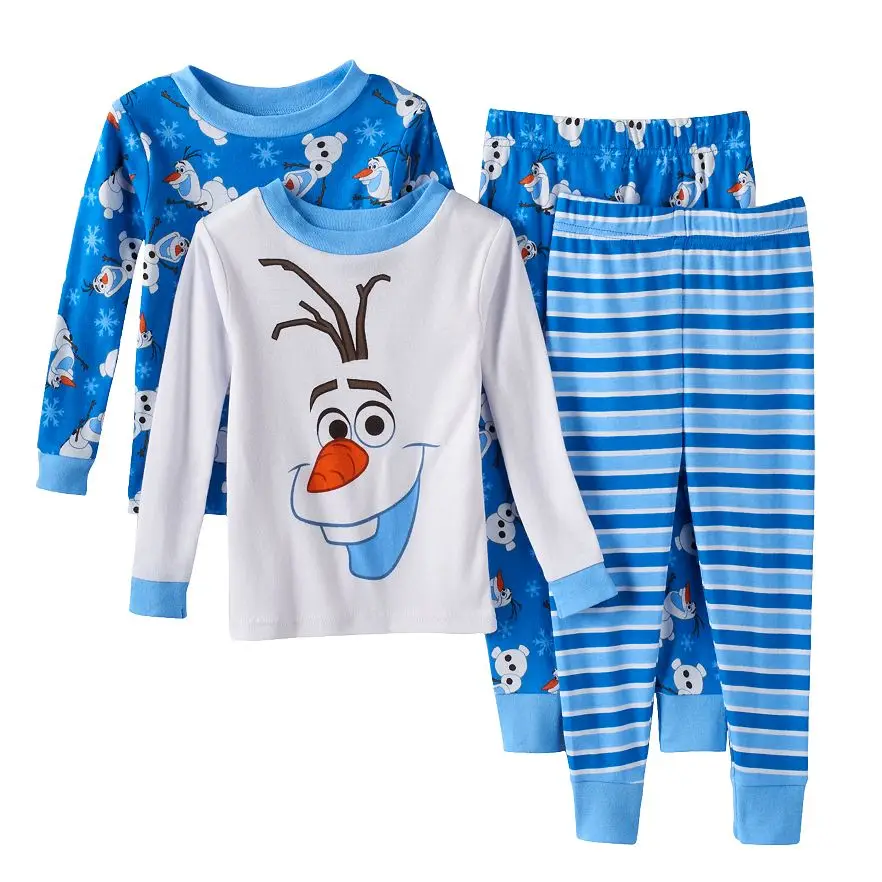 Пижама детская хлопковая с принтом Микки машинки Олаф Человек-паук | Мать и