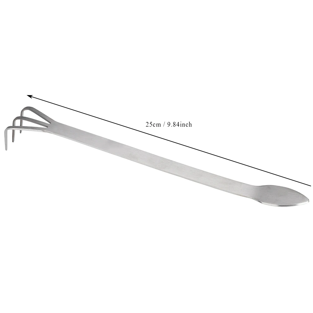 Пинцет 2 в 1 из нержавеющей стали с эргономичной ручкой|Детали для