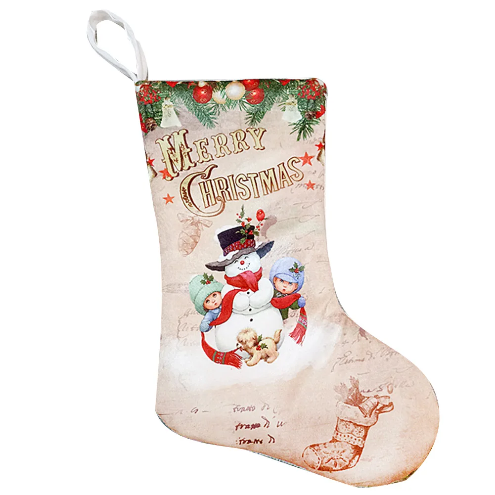 Офиса дома Портативный Рождественский носок для подарков фестиваль мультфильм