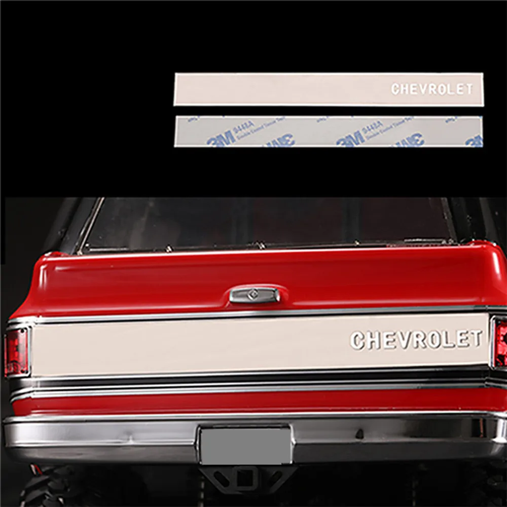 Задняя металлическая задняя панель с защитой от царапин декоративная для 1/10 TRAXXAS