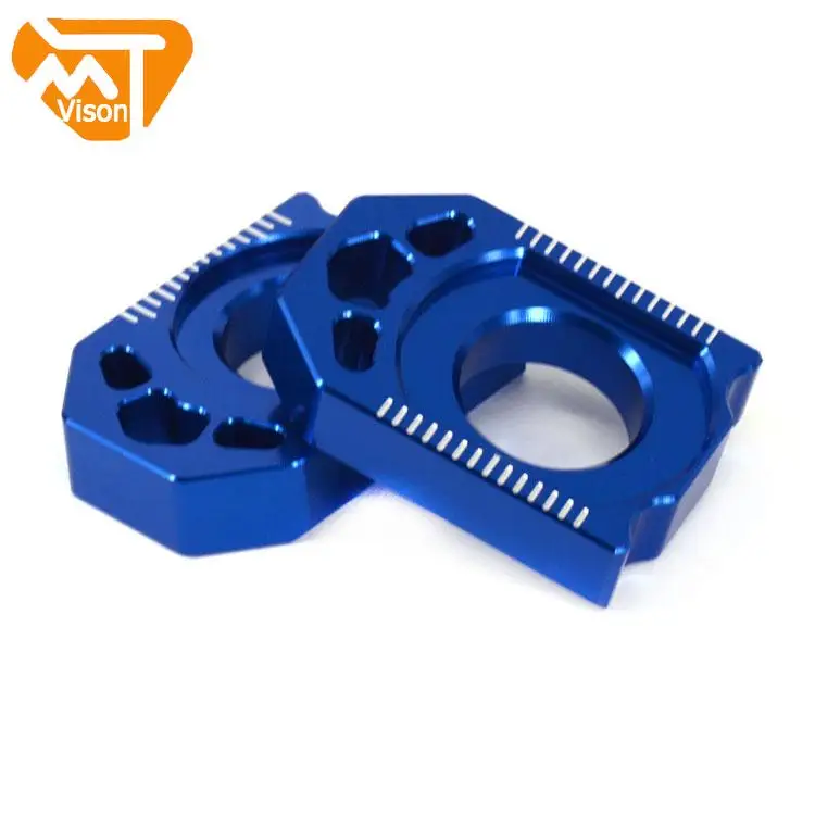 

Motorcycle CNC Rear Chain Adjuster Axle Blocks For Yamaha YZ WR 125 125X 250 250F 250X 250FX 250R 450F YZ125 YZ250