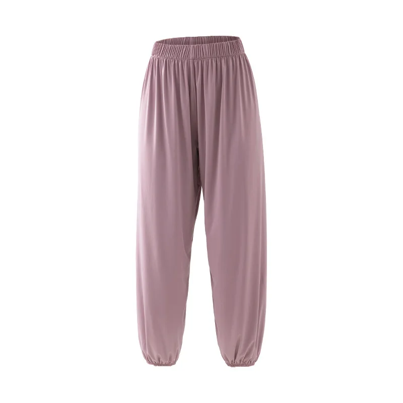 

Summer Women Yoga Pants Ice Silk Sweatpants Breatheable Gym Loose Thin Long Pants Running High Waist Causal Female Pants