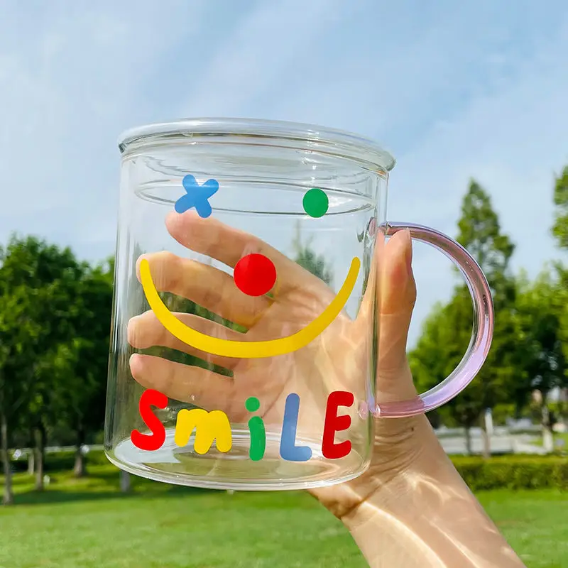 Стакан из термостойкого стекла десертные чашки стеклянные кружки кофейные