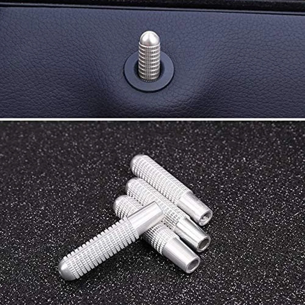 

4pcs Door Bolt Lock Pin Switch Bolt Door Lock Pin Knob Button Cover Cap for Mercedes Benz A B E CLA GLA GLK ML GL Class