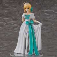 bandai anime fate grand order 23cm figures altria pendragon formal wear series pvc 17 model toy gift for a girls ornaments