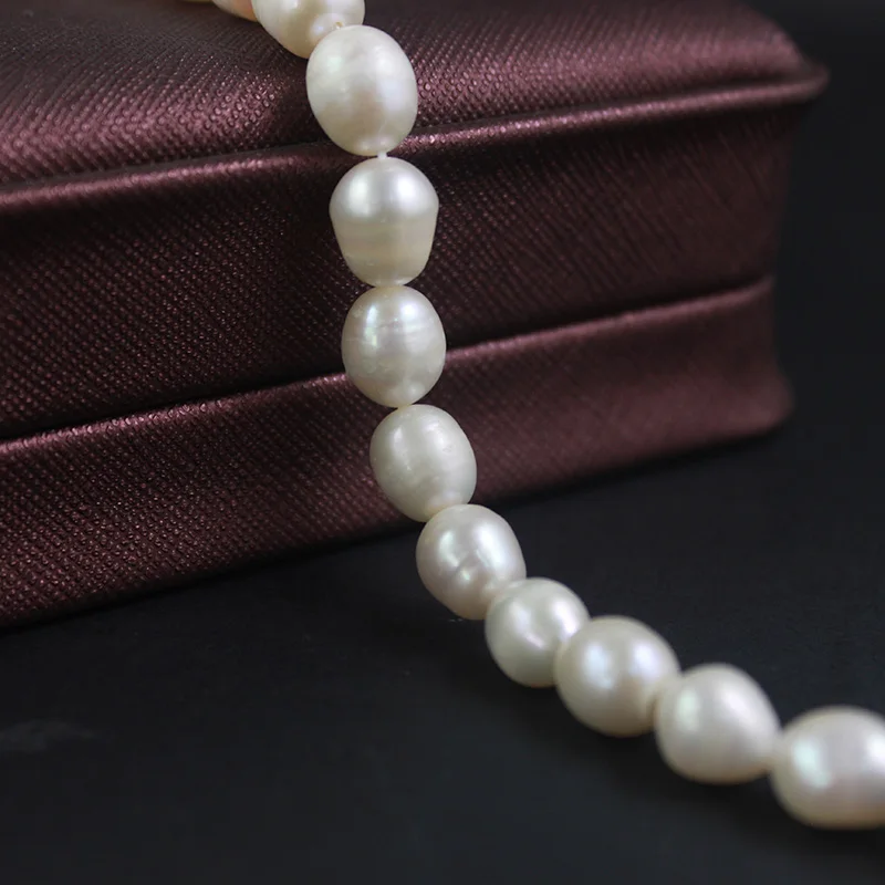 

1 stran/pack Authentic Freshwater Pear Oval Shape DIY Loose Beads for Jewelry Making TRSB1038