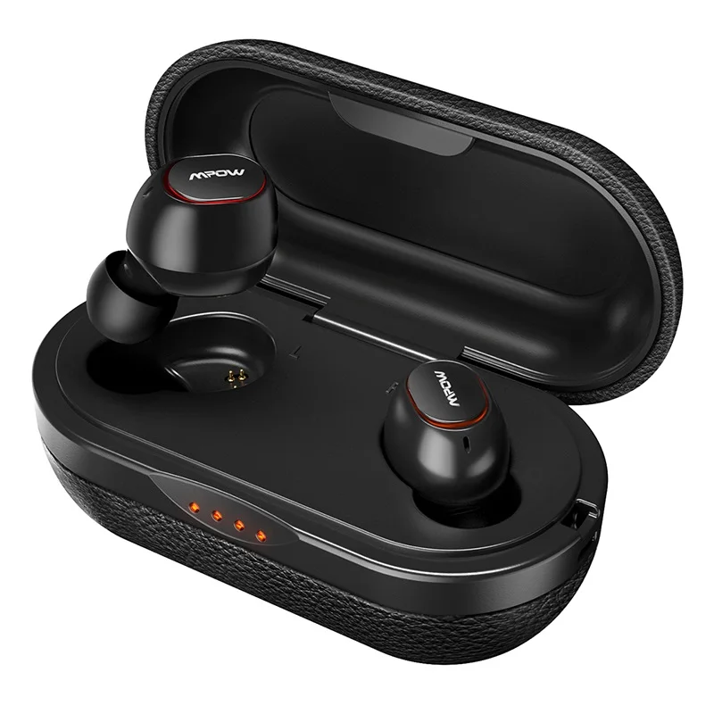 TWS Earphone Mpow T5/M5 IPX7 беспроводные TWS наушники APTX Bluetooth 5,0 наушники 36H воспроизведение стерео CVC8.0 шумоподавление наушники с микрофоном - Цвет: TWS Earphone