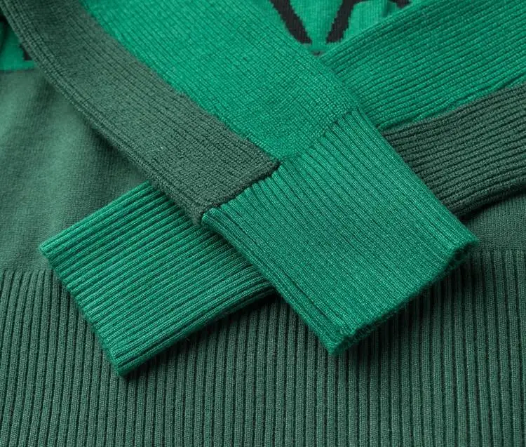 

Pull femme Spring Autumn women new sexy korean harajuku chic letter cropped crop slim knit long sleeve pullover sweaters CC213