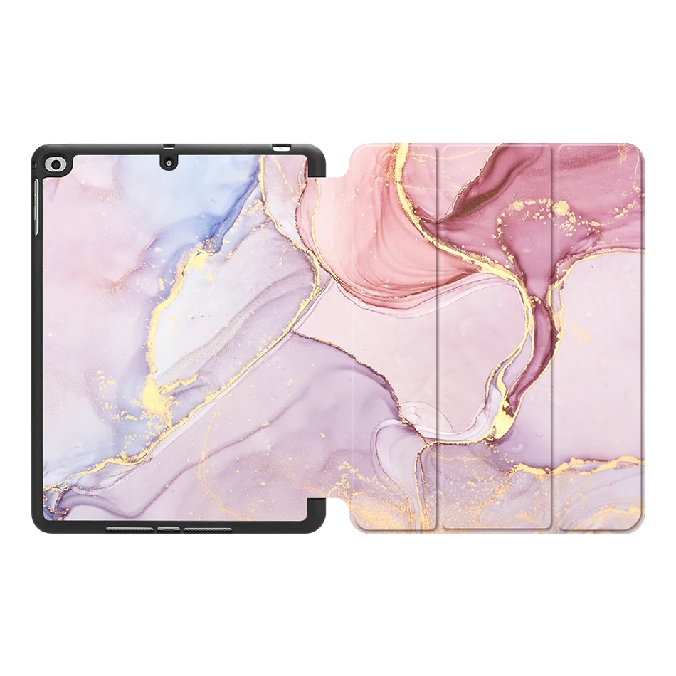IPBC16 Чехол MTT marble для iPad 9,7 дюймов, мягкая задняя панель из ТПУ+ откидная подставка из искусственной кожи, умный чехол для iPad Air 1 2, чехол для планшета, Fundas - Цвет: IPBC16