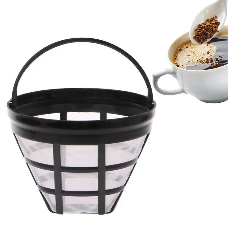 

Replacement Coffee Filter Reusable Refillable Basket Cup Style Brewer Tool
