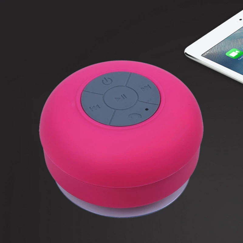Bluetooth 3 0 jukebox водонепроницаемый динамик на присоске 10 м ABS Rosa|Портативные колонки| |