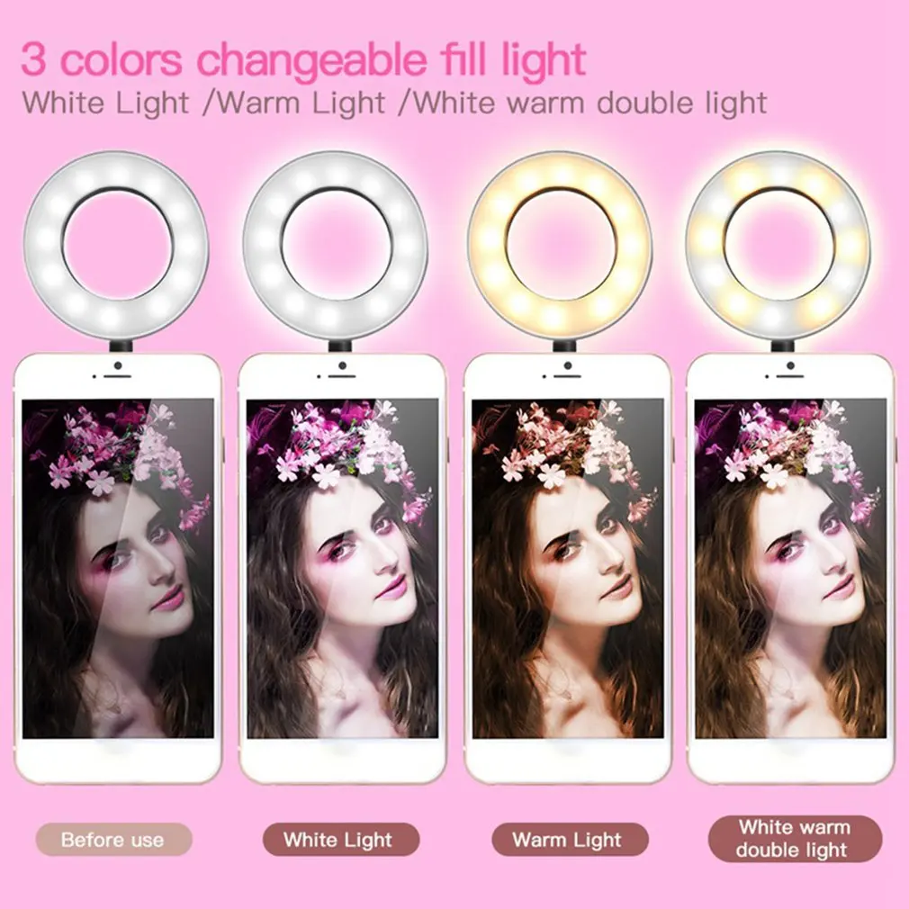 Держатель для телефона ленивый 2 в 1 3 режима длинный кронштейн со светодиодный