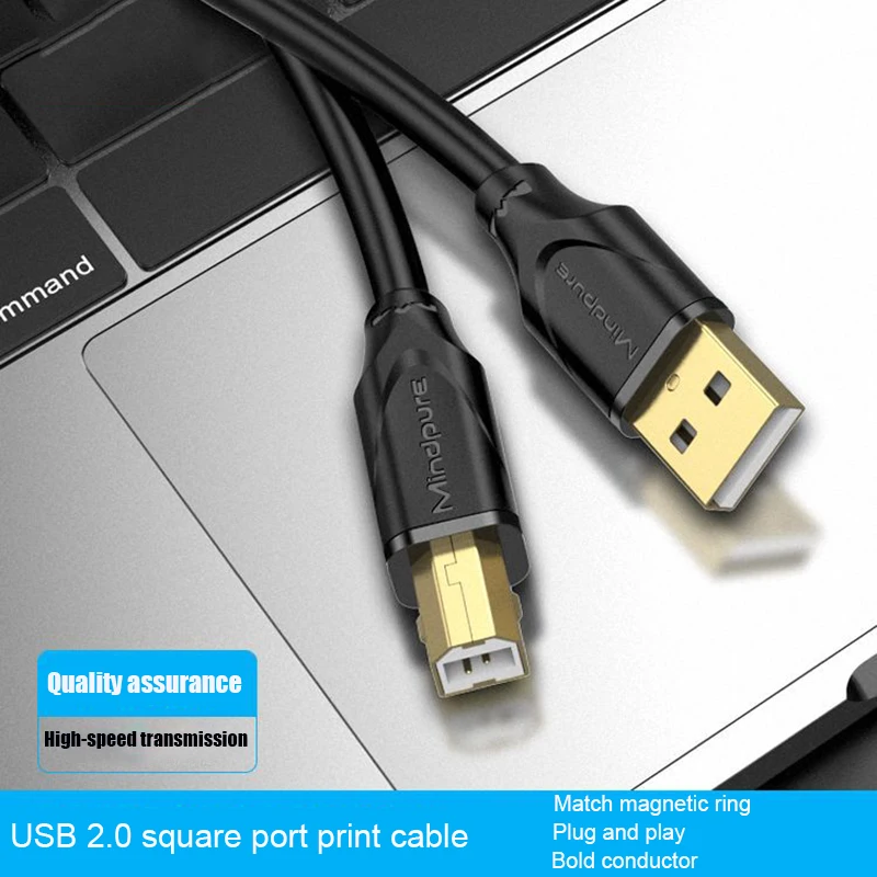 Кабель usb 2 0 для принтера высокоскоростной кабель типа папа синхронизации данных