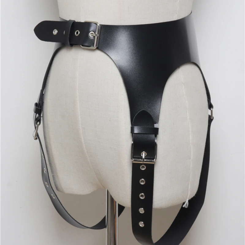 New Light Luxury Pu Leather Black Buckle Personality Women Decorative Belt and Waist Seal Dual Use Fashion Tide All-Match
