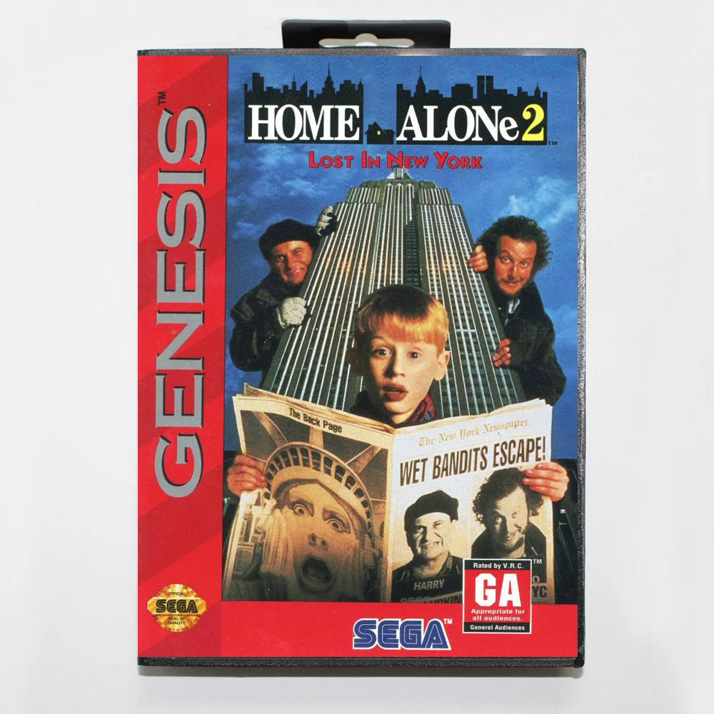 Домашняя отдельная 2 коробки версия 16 бит MD игровая карта для Sega MegaDrive Genesis