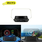 Двойная система проектора OBD2 HUD GPS цифровой спидометр C2 OBD2 метр Датчик температуры маслаохлаждающей жидкости Турбо буст