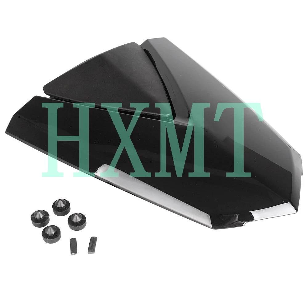 black Для Yamaha YZF R25 R3 MT-25 MT-03 2013- MT03 MT25 мотоцикл на заднем сиденье заднее сиденье крышка капота соло сиденья хомут сзади - Цвет: black