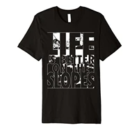 life is better on the slopes skies skies snowboard t shirtt shirts casual brand clothing cottonprint tee shirts