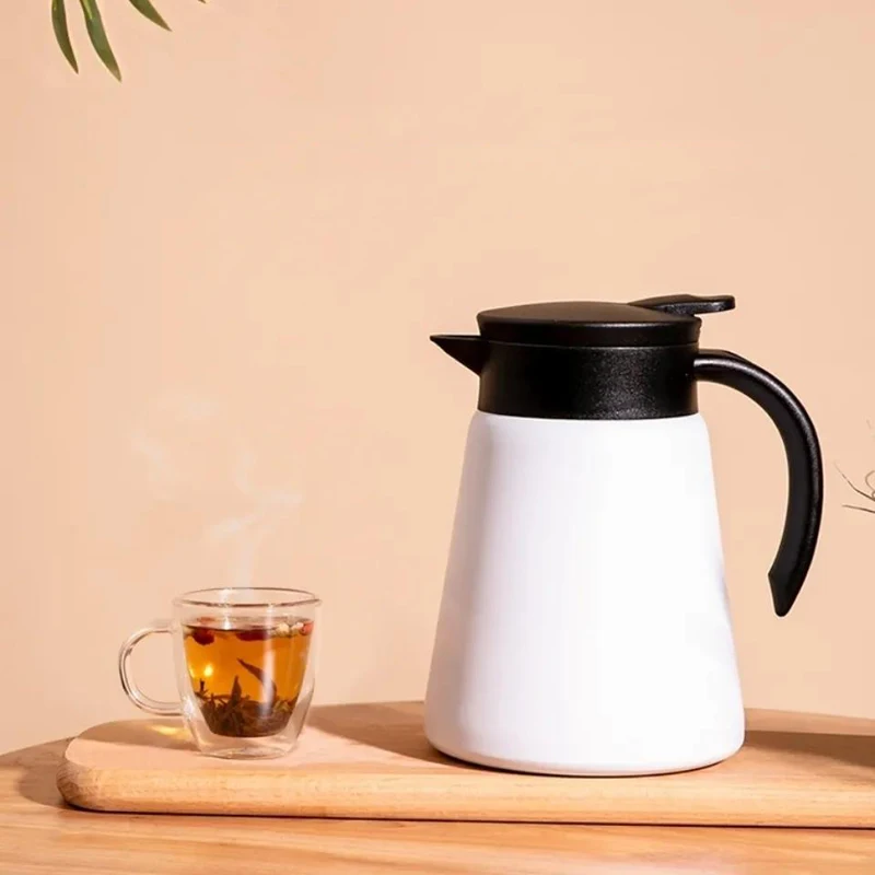 

European Style Coffee Thermos Double-Layer Stainless Steel Thermos Double-Layer Coffee Cup Office Thermos Thermos