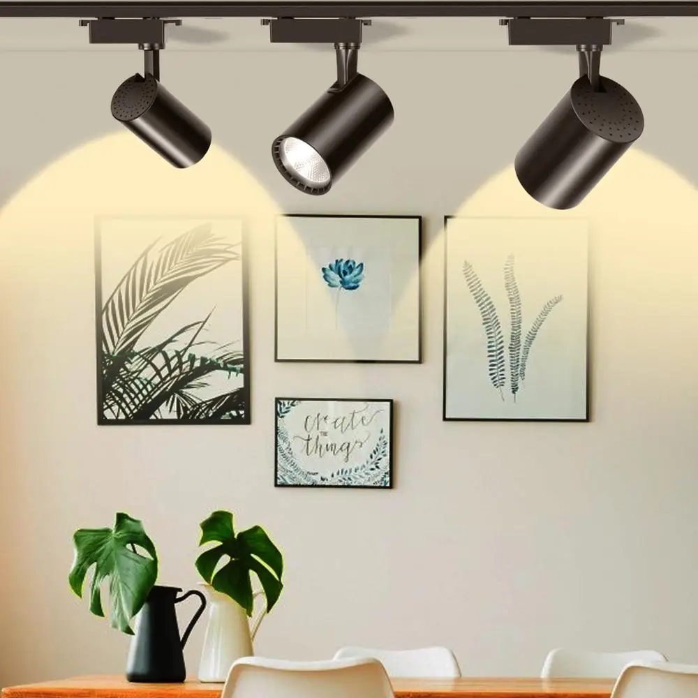 12 Вт 20 30 40 монолитный блок светодиодов Трековый светильник направляющая лампа