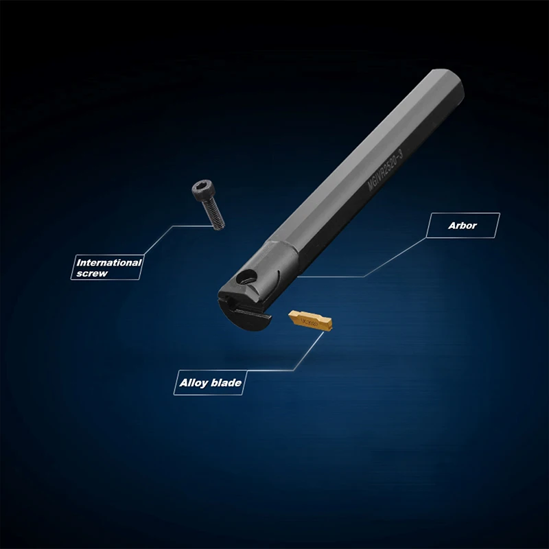Q.Grt 1PC MGIVR2016-1.5 2 2.5 3 4 Grooving Tool Holder MGMN Carbide Insert MGIVR Straight Shank Internal Turning Lathe Bar | Инструменты