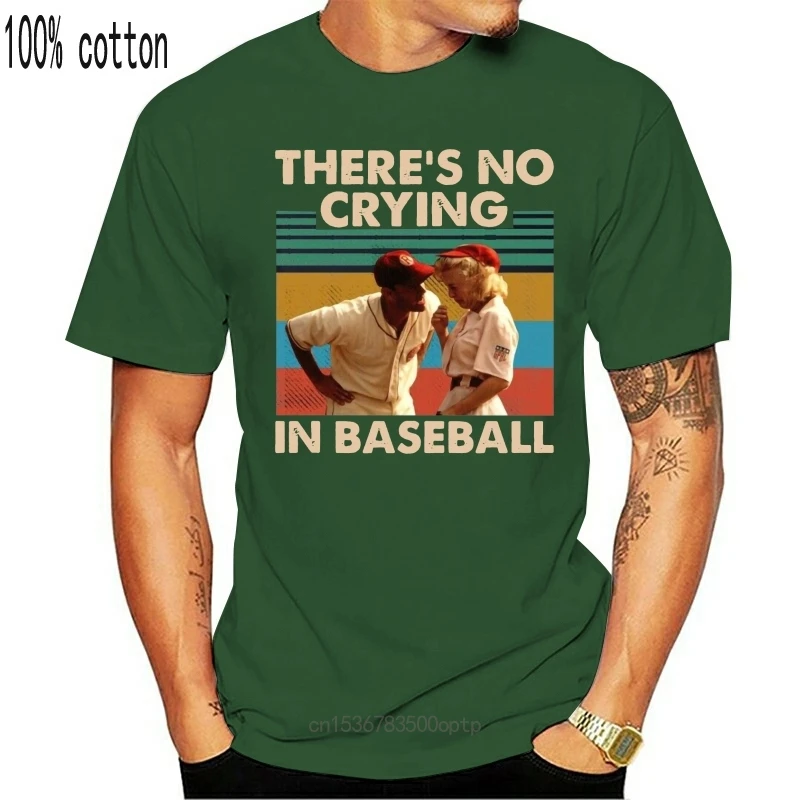 

New There'S No Crying In Baseball Classic Black T Shirt, Best Gift For Friends. Cool Gift Personality Tee Shirt