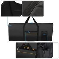 lber portable 61 key keyboard electric piano padded case gig bag oxford cloth