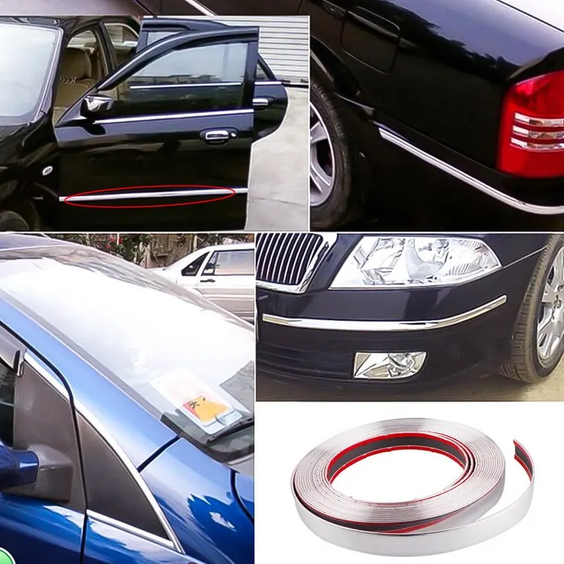 15 м авто Защитная Наклейка самоклеющаяся защита от Краш Серебряная