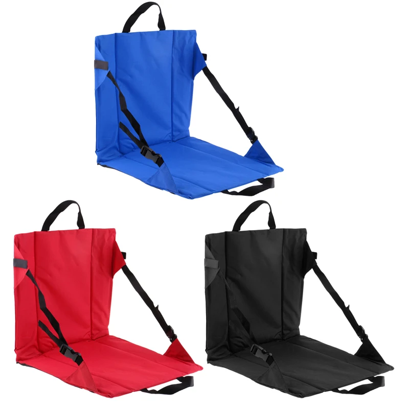 

Outdoor Camping Chair Cushion Square Chair Mat Foldable Seat for Hiking Stadium ALS88