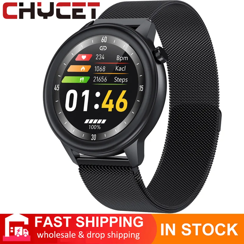 

In Stock 2021 CHYCET Smartwatch Men Women Many Sports Modes Waterpoof Band Heart Rate Sleep Monitoring For Android IOS