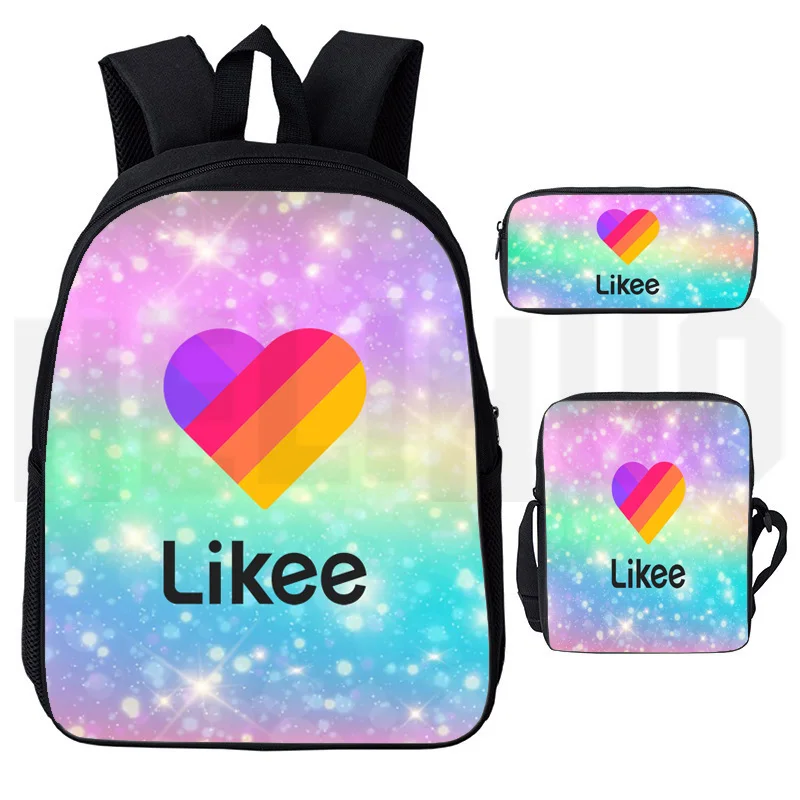 Сумка-рюкзак с 3D-принтом 3 шт./компл. на молнии | Багаж и сумки