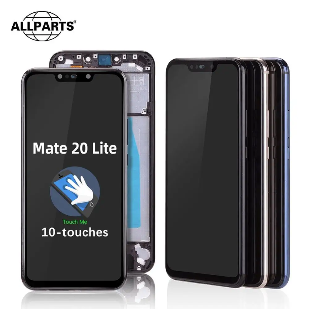 6 3 дюймов 1080P ЖК дисплея для Huawei Mate 20 Lite дисплей сенсорный экран Замена sne lx1